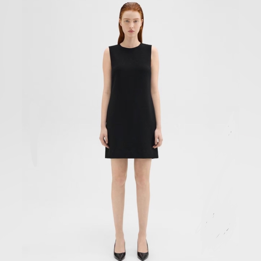 Theory Knit Virgin Wool blend Shift Dress